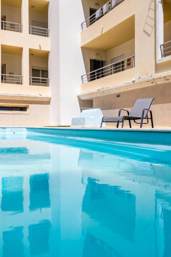 Lua Do Mar - T2 - Piscina - Fte Ao Mar- Central Nazaré Exterior foto